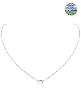 Hypoallergenic 925 Sterling Silver Dainty Small Pendant Necklace with Gift Box